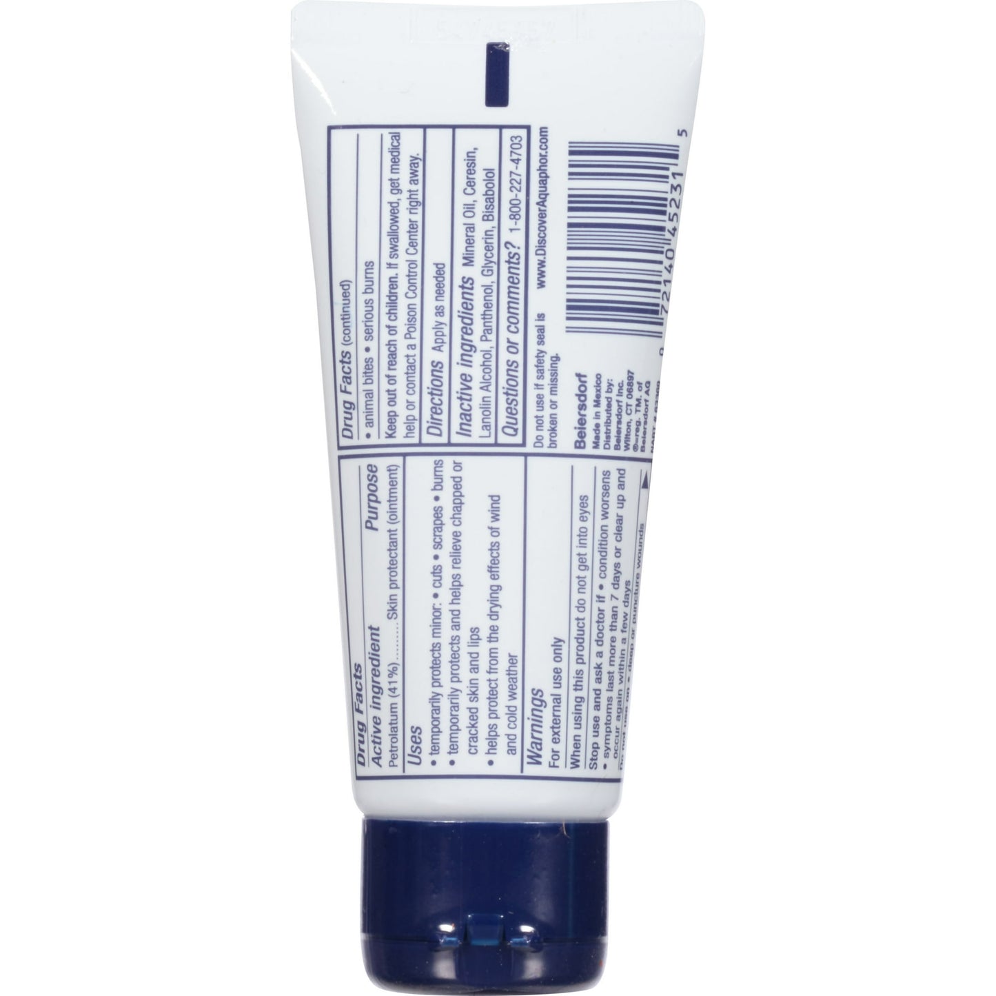 Aquaphor Healing Ointment Skin Protectant for Hands & Dry Skin, 1.75 oz - Exotic Pro