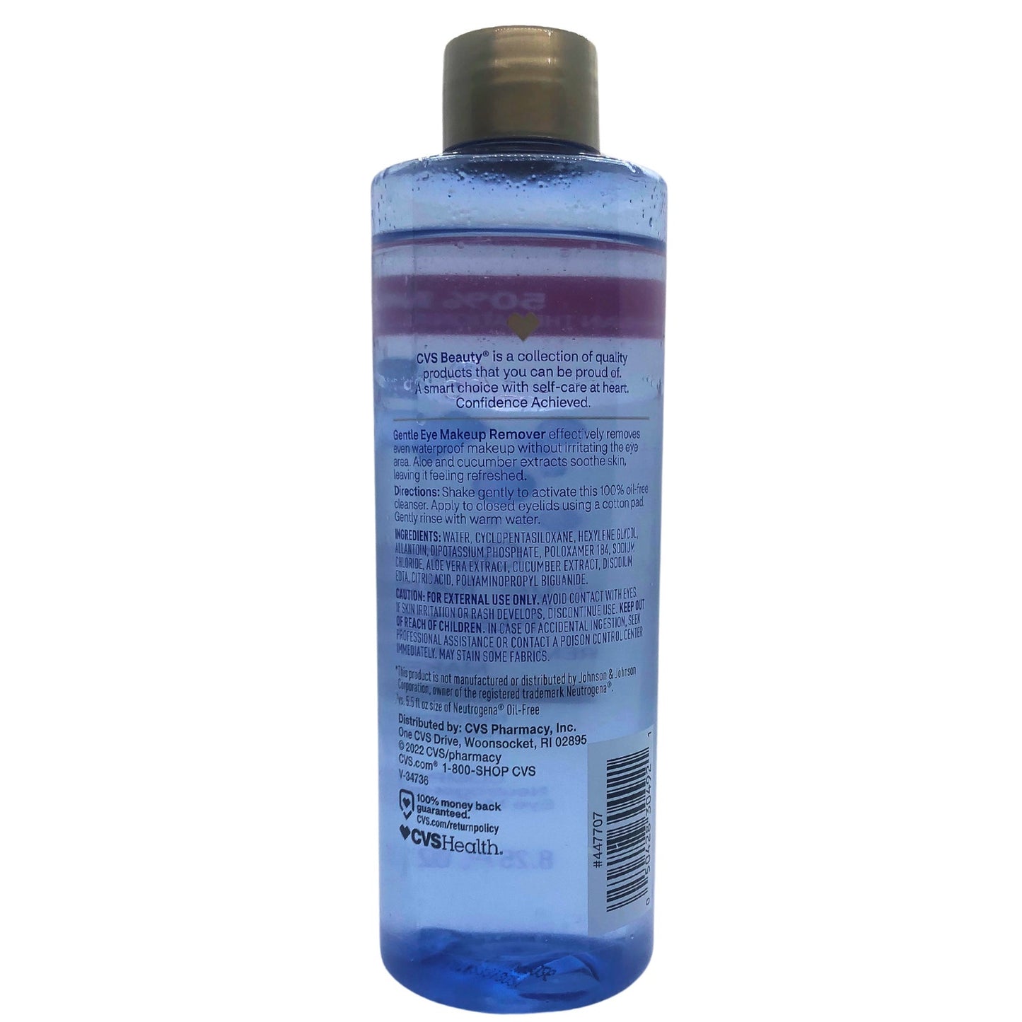 Beauty 360 Eye Makeup Remover 8.25 oz | Gentle Oil-Free Formula for Sensitive Eyes - Exotic Pro