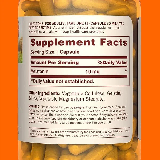 Sundown Melatonin 10 Mg - 90 Capsules - Exotic Pro