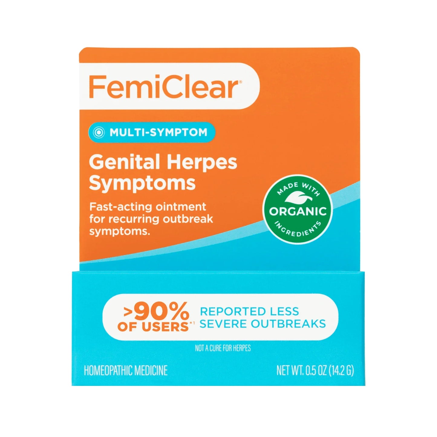 FemiClear Genital Herpes Multi-Symptom Relief Ointment - 0.5 oz - Exotic Pro