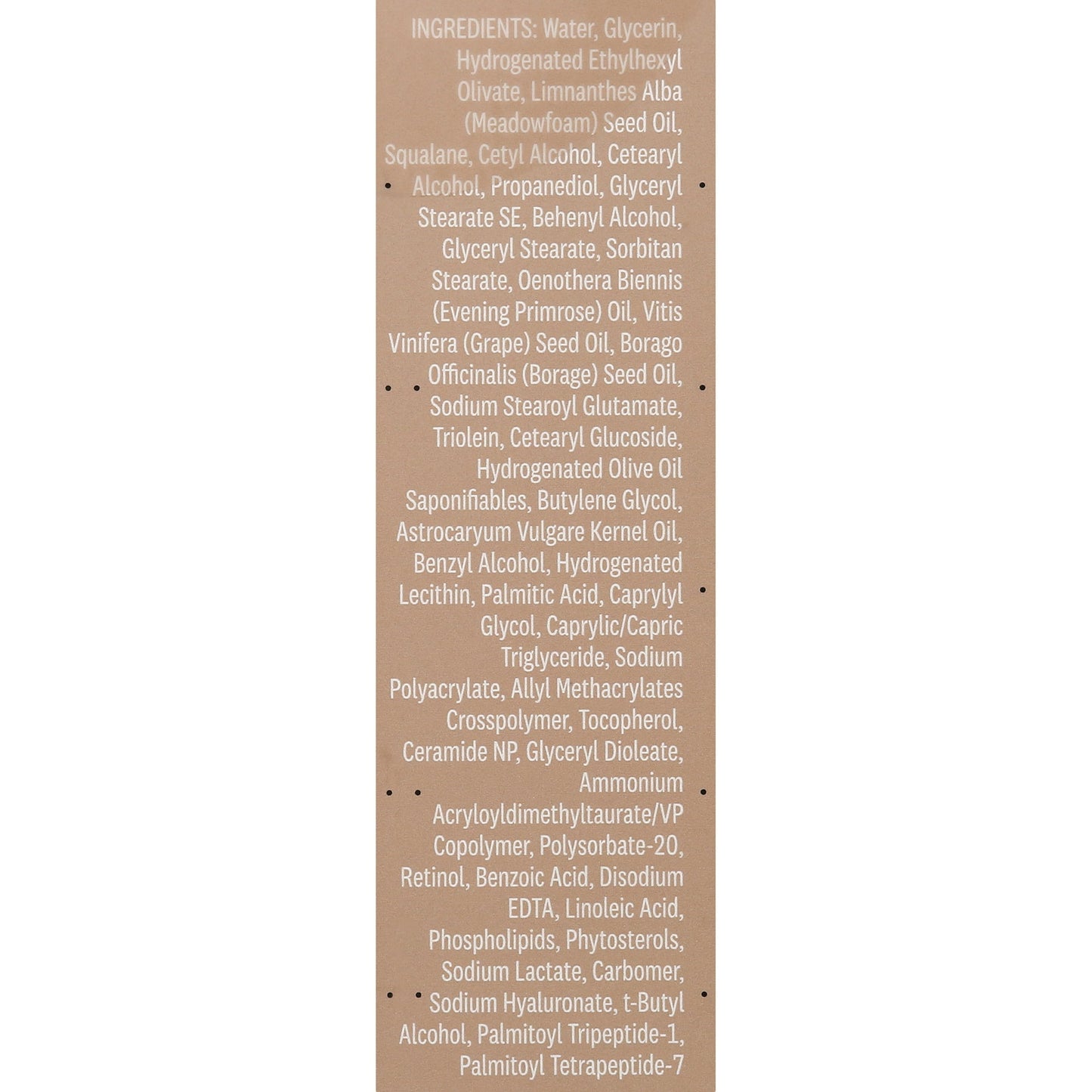Fig.1 Retinol Night Cream No. 1 for All Skin Types – Beginner Level - Exotic Pro