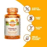 Sundown Vitamin D3 1000 IU, Supports Bone, Teeth, and Immune Health, 400 Softgels - Exotic Pro