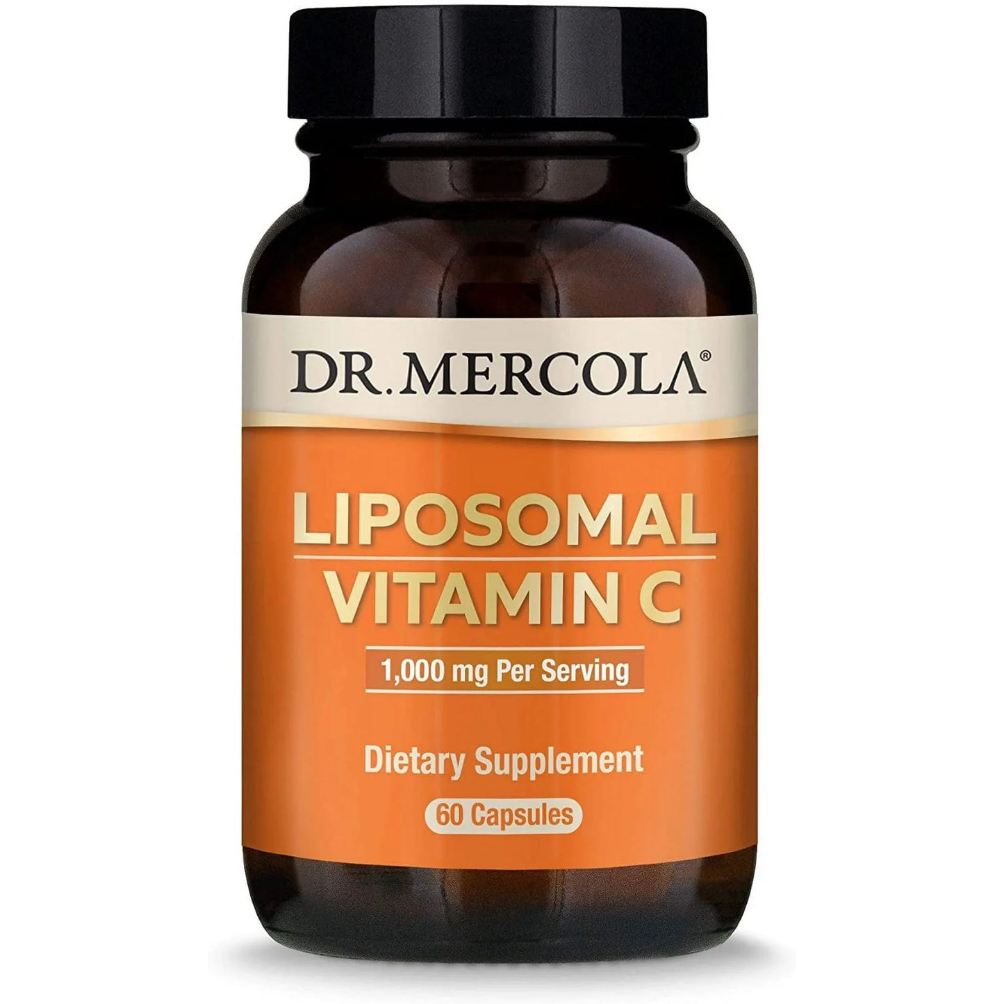 Dr. Mercola, Liposomal Vitamin C Dietary Supplement, 30 Servings (60 Capsules) - Exotic Pro