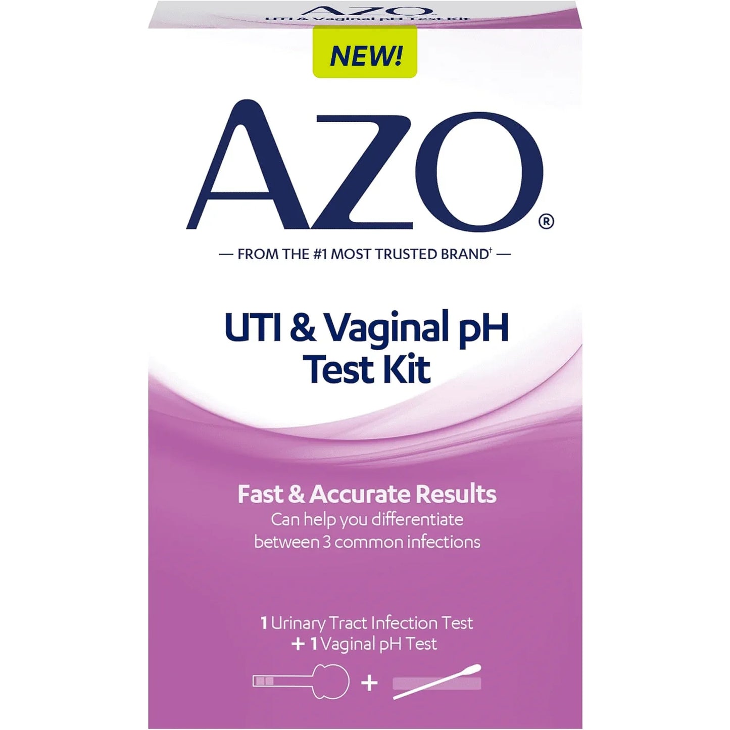 AZO UTI Test Strips & Vaginal pH At-Home Test Kit, 2 Ct, FSA/HSA Eligible - Exotic Pro