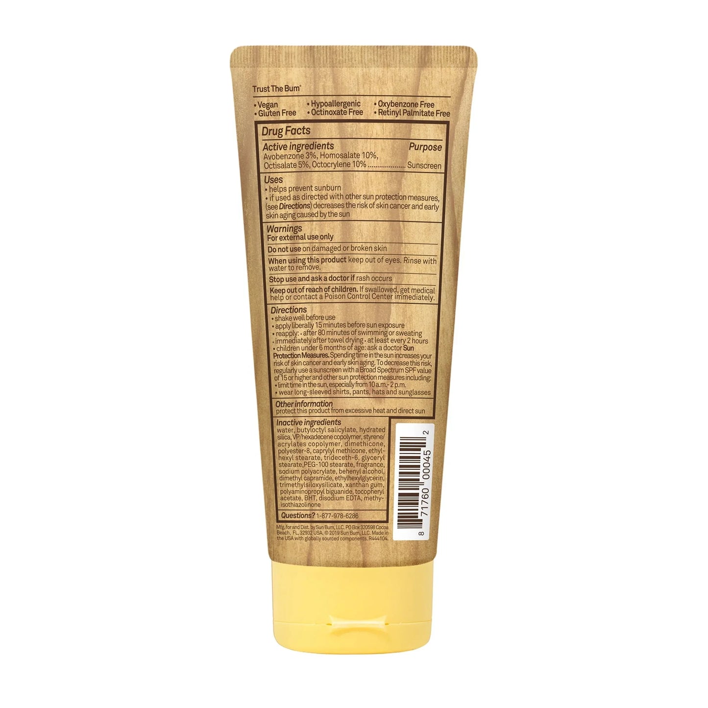 Sun Bum Original Moisturizing Sunscreen Lotion – SPF 30, 6oz - Exotic Pro