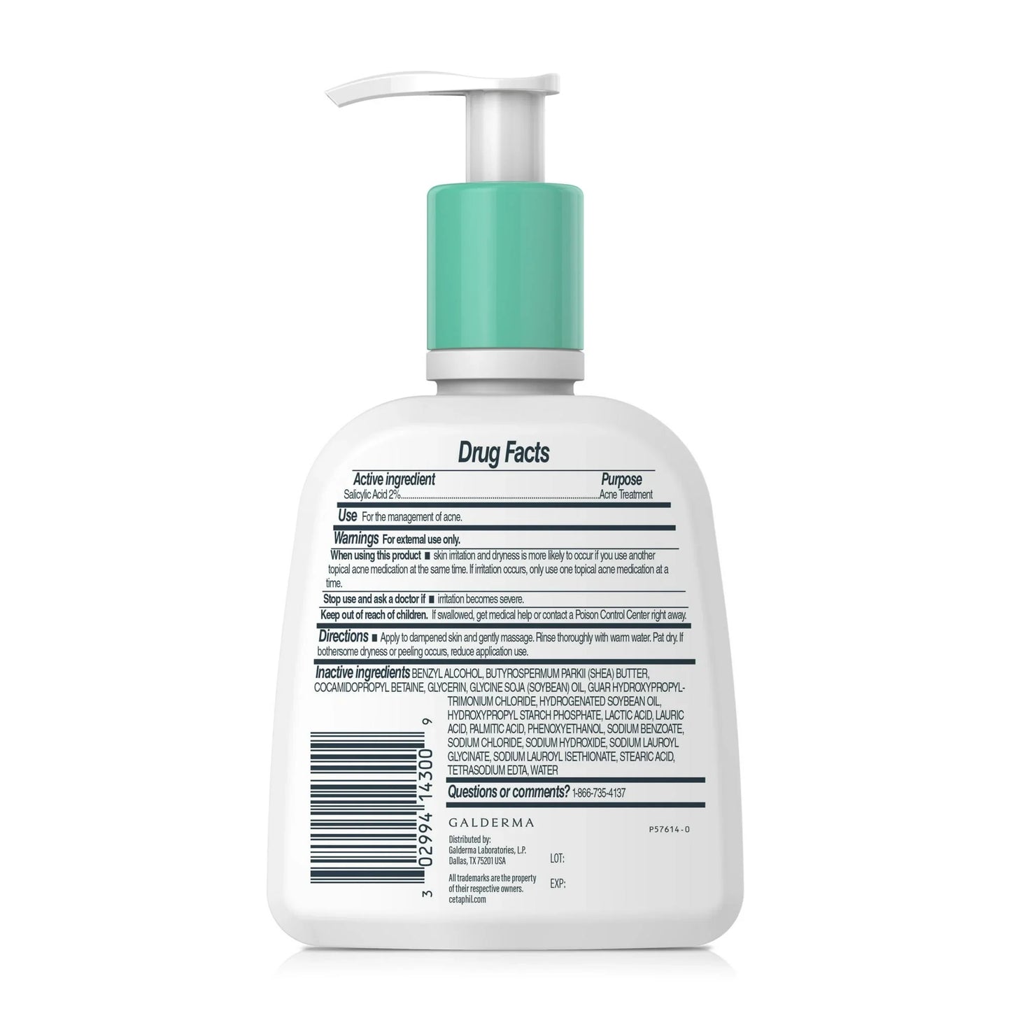 Cetaphil Gentle Clear Pore Clearing Acne Cleanser for Sensitive Skin - 8 fl oz - Exotic Pro