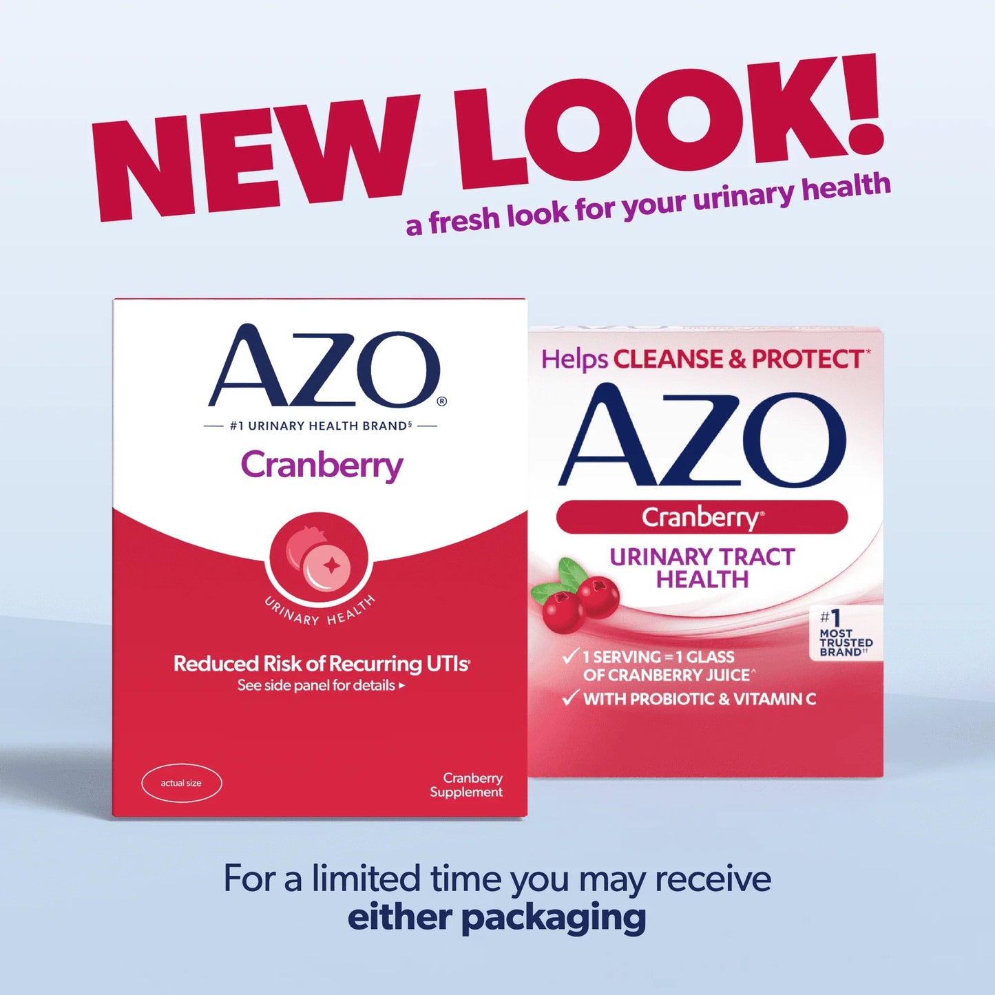 AZO Cranberry Urinary Tract Health Supplement, Sugar-Free, 50 Count - Exotic Pro