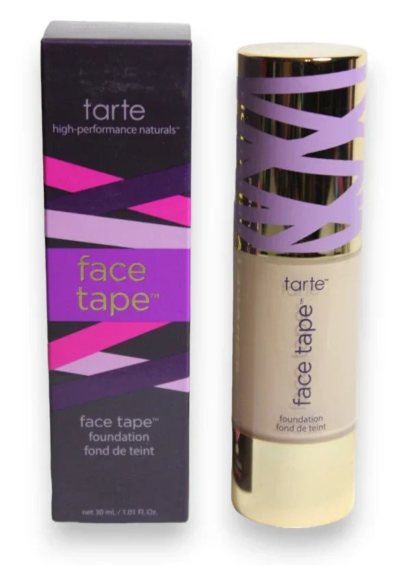 Tarte Face Tape Foundation 8B Porcelain Beige Full Coverage 1 oz Full Size - Exotic Pro