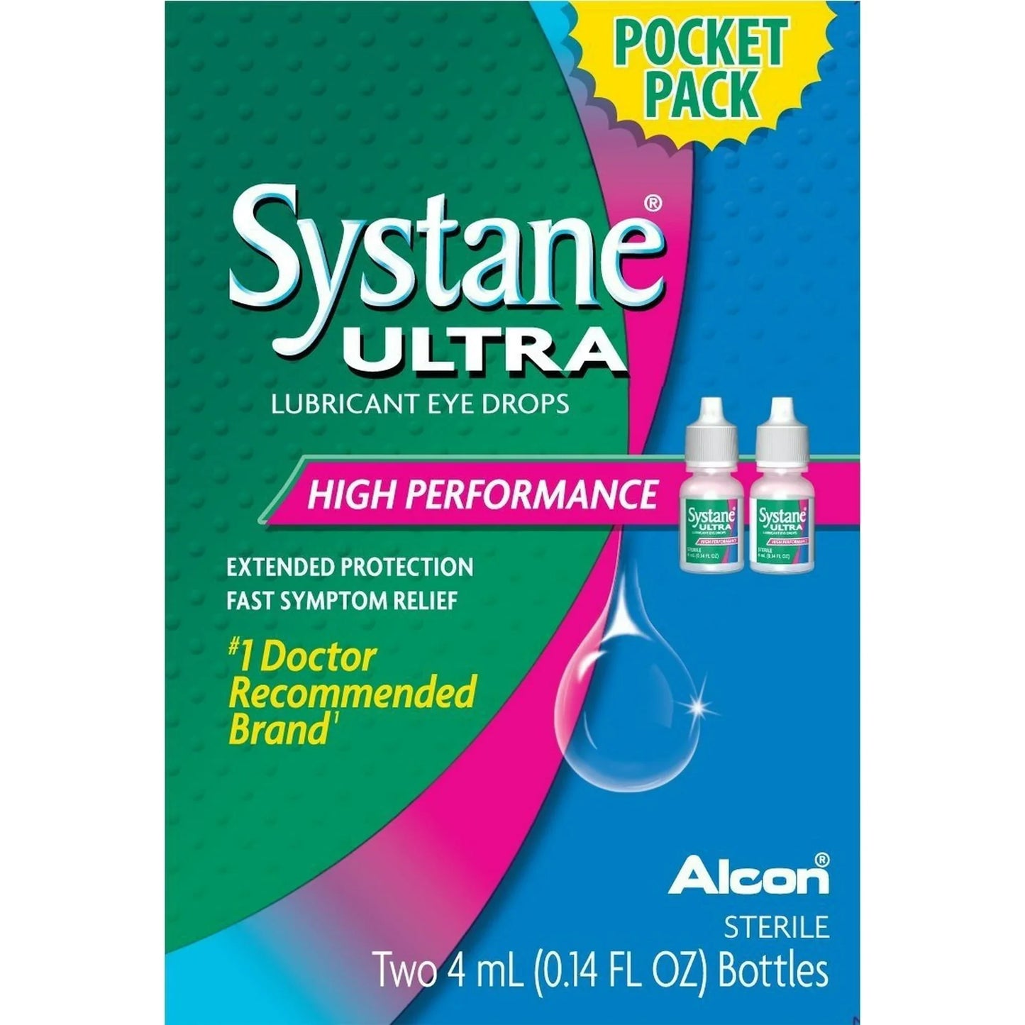 Systane Ultra Dry Eye Drops Daily Use – 2x4mL Pocket Pack - Exotic Pro