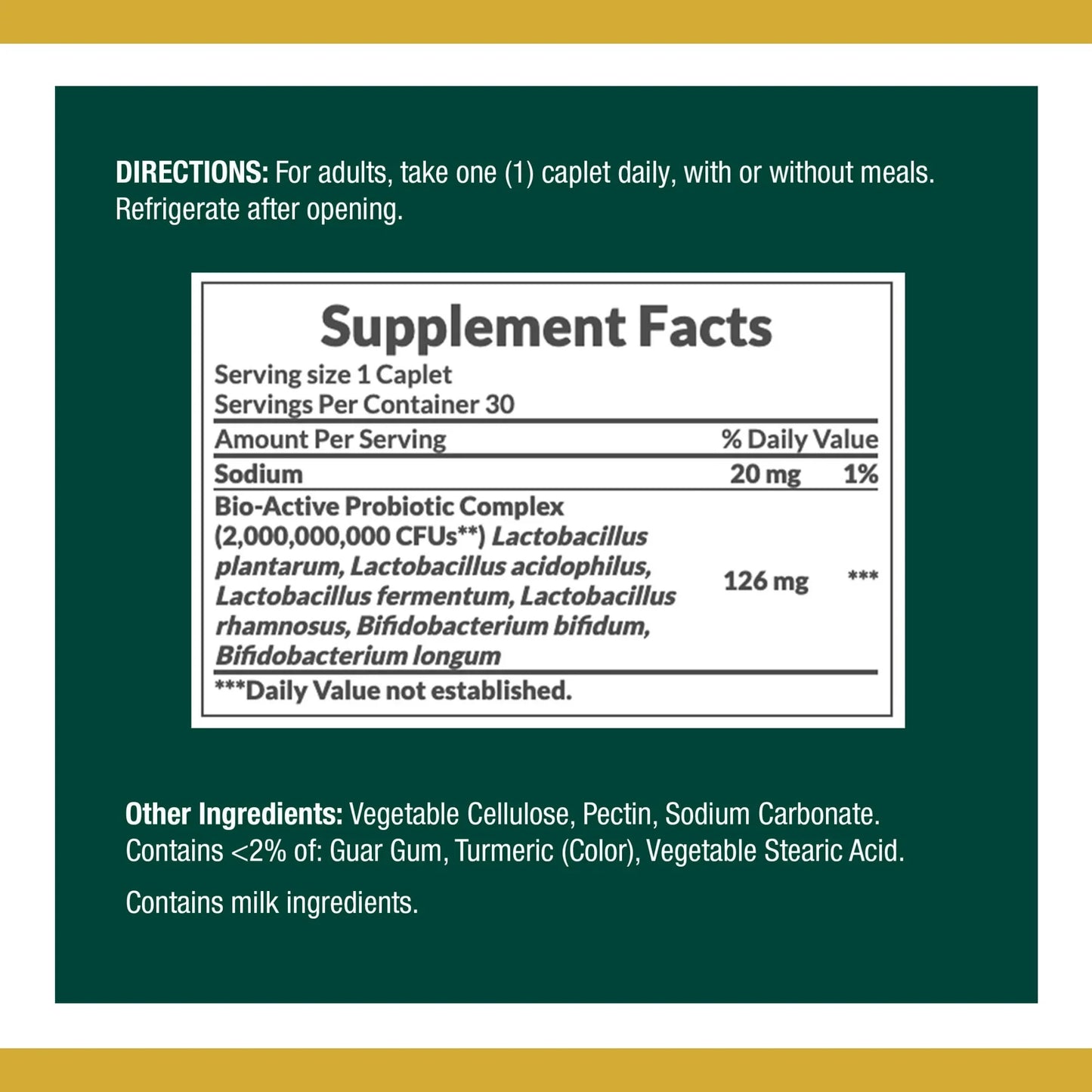 Nature's Bounty Controlled Delivery Digestive Probiotic – 30 Ct | Gut Health Support - Exotic Pro