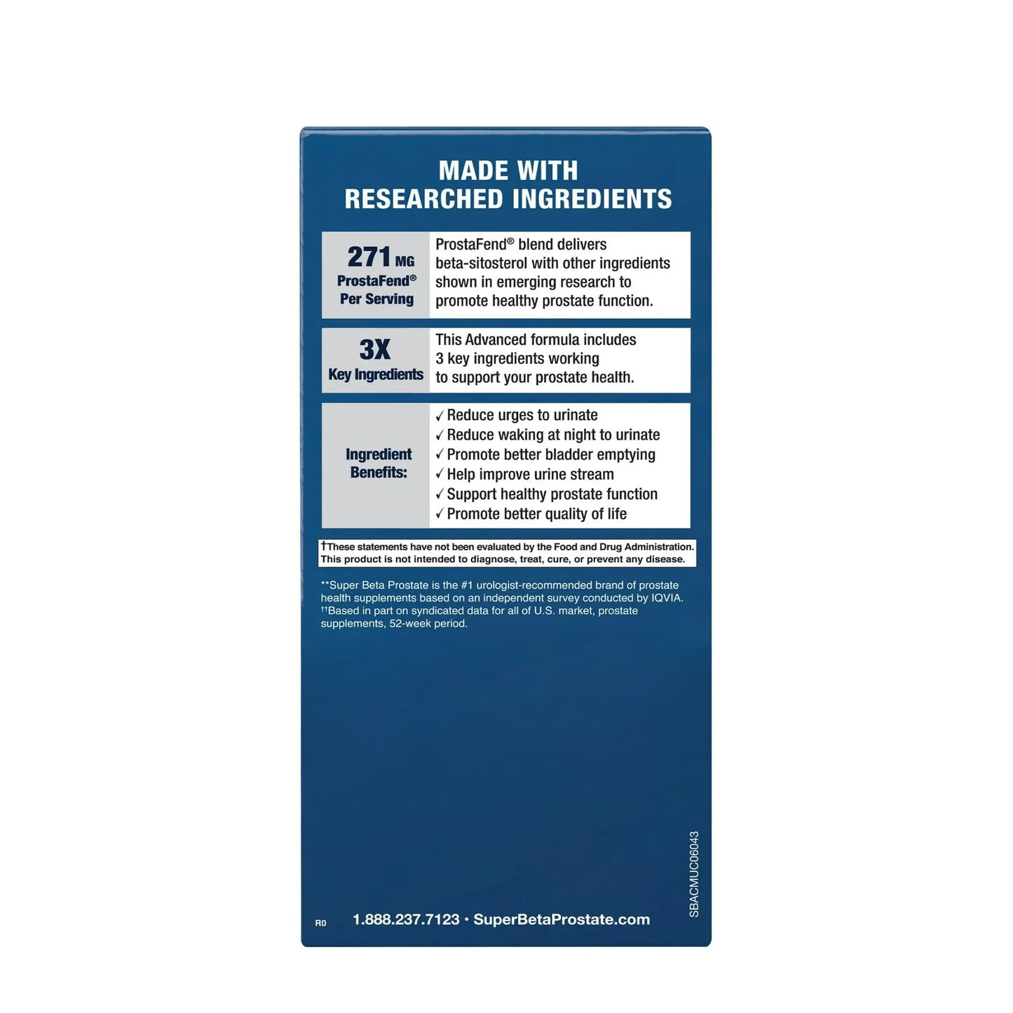 Super Beta Prostate Advanced 60 Ct | Men’s Chewable Supplement with Berry Flavor - Exotic Pro