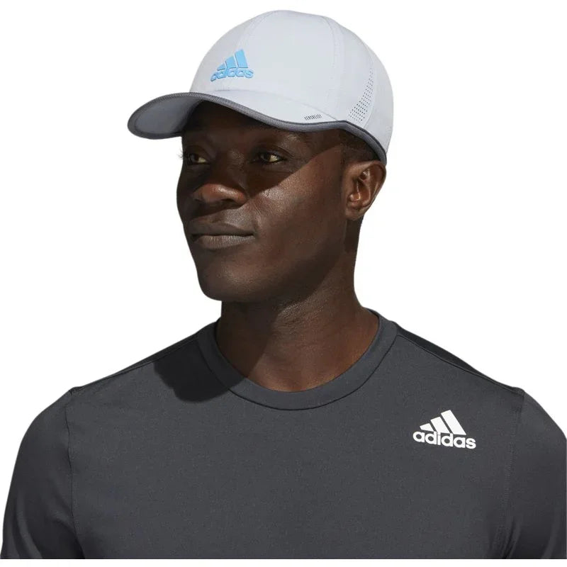 Adidas Men's SuperLite 2 Cap – Light Gray | Athletic Hat | Breathable Fit - Exotic Pro
