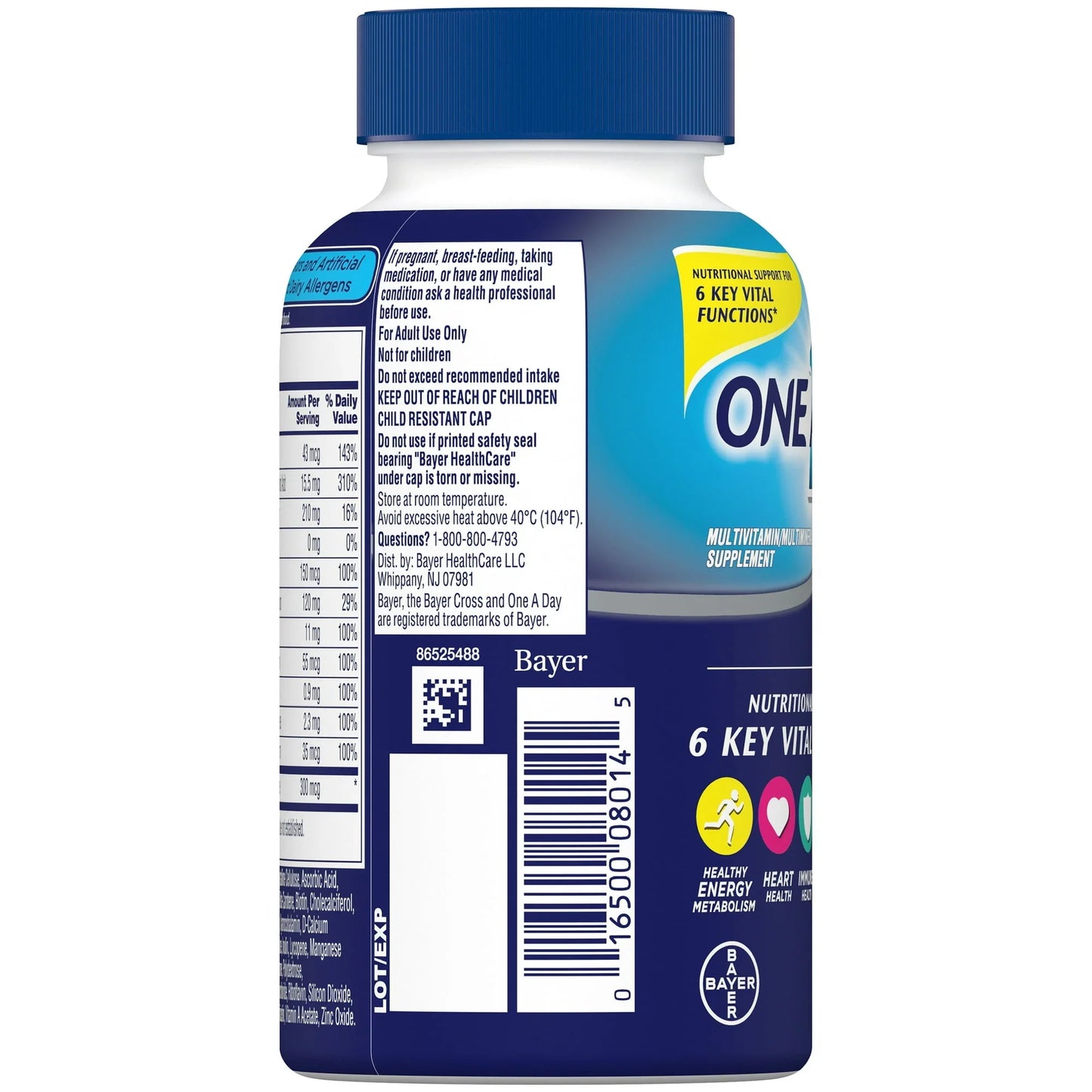 One A Day Men’s Multivitamin – Complete Daily Supplement, 200 Ct - Exotic Pro
