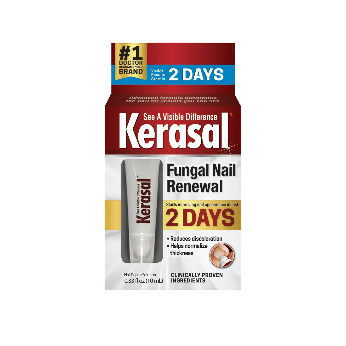 Kerasal Fungal Nail Renewal 0.33 fl oz – Improves Damaged Nail Appearance - Exotic Pro