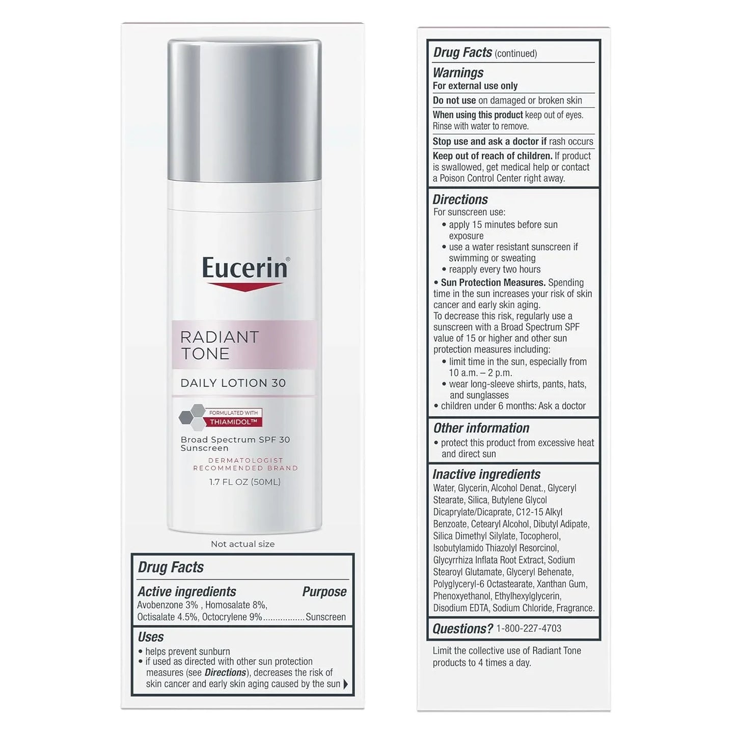 Eucerin Radiant Tone Dark Spot Corrector Daily SPF Lotion - Exotic Pro