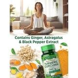 Turmeric Curcumin 1600mg | 60 Softgel Capsules | With Ginger, Astragalus, & Black Pepper Extract | Non-GMO, Gluten Free Supplement | by Nature's Truth - Exotic Pro