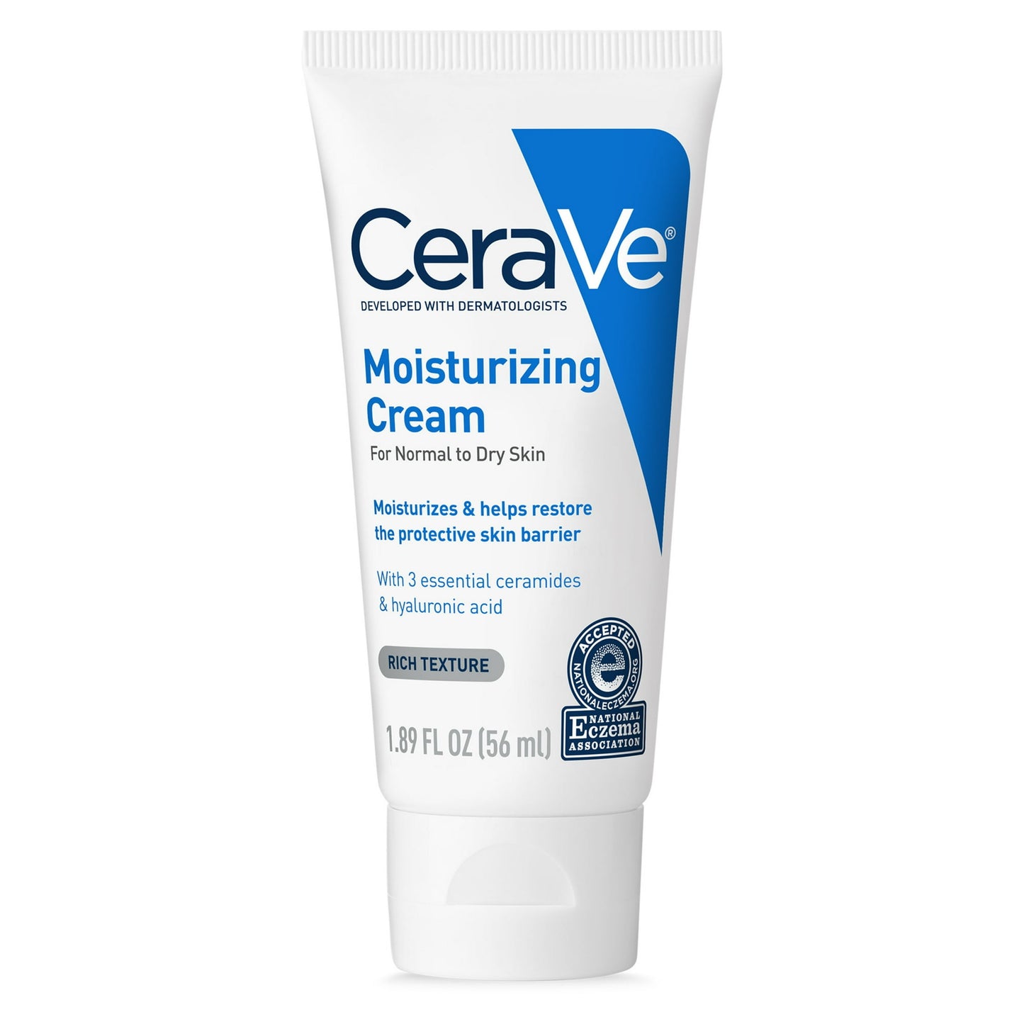 CeraVe Moisturizing Cream Travel Size for Dry Skin, Face & Body, 1.89 oz - Exotic Pro