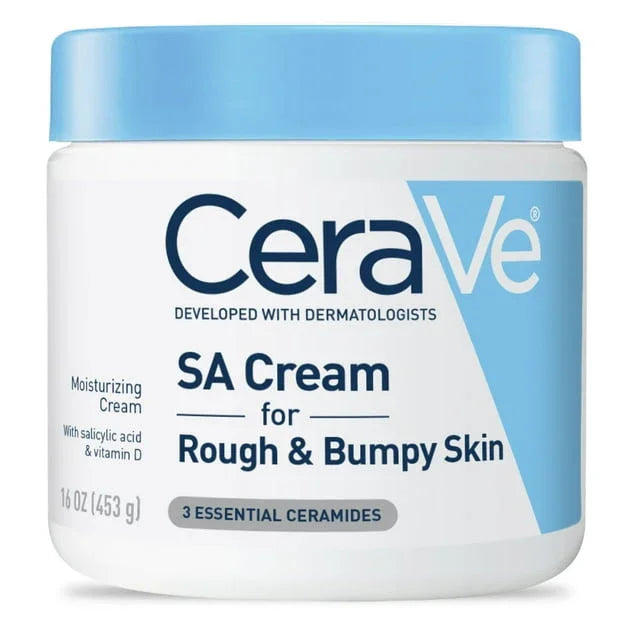 CeraVe SA Cream for Rough & Bumpy Skin with Salicylic Acid, 16 oz - Exotic Pro