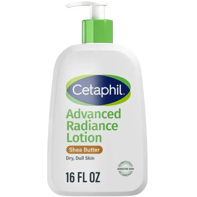 Cetaphil Advanced Radiance Shea Butter Lotion for Dry Skin, Unscented, 16 oz - Exotic Pro