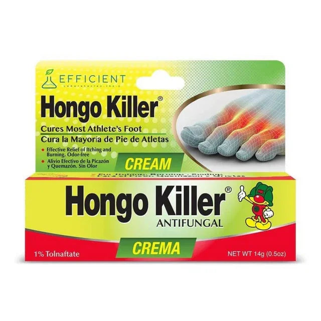 Hongo Killer Antifungal Cream 0.5 oz – Athlete's Foot Treatment Formula - Exotic Pro
