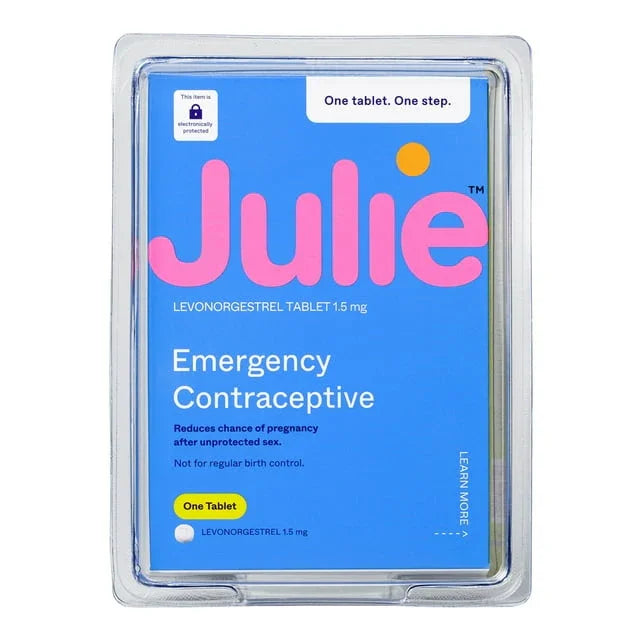 Julie Emergency Contraceptive Pill with Levonorgestrel 1.5mg, 1 Ct - Exotic Pro