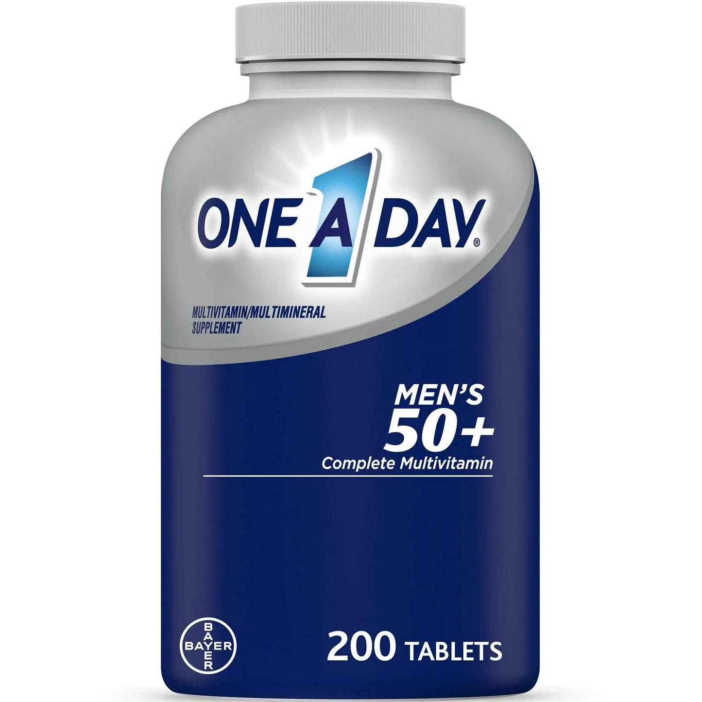 One A Day Men’s 50+ Multivitamin – Complete Daily Support, 200 Ct - Exotic Pro