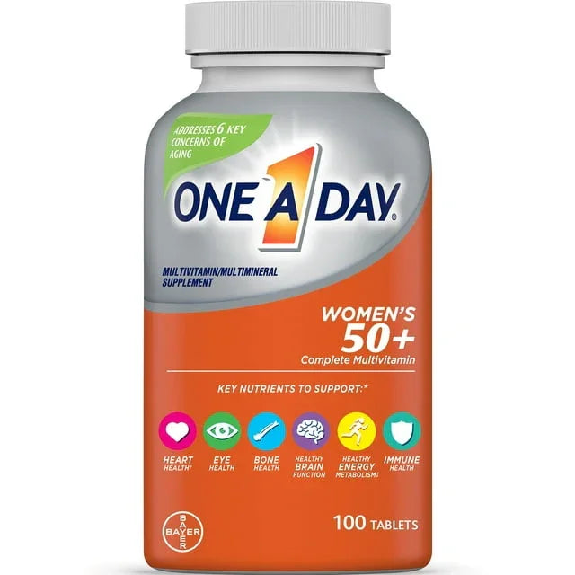 One A Day Women’s 50+ Multivitamin – Complete Wellness Support, 100 Ct - Exotic Pro
