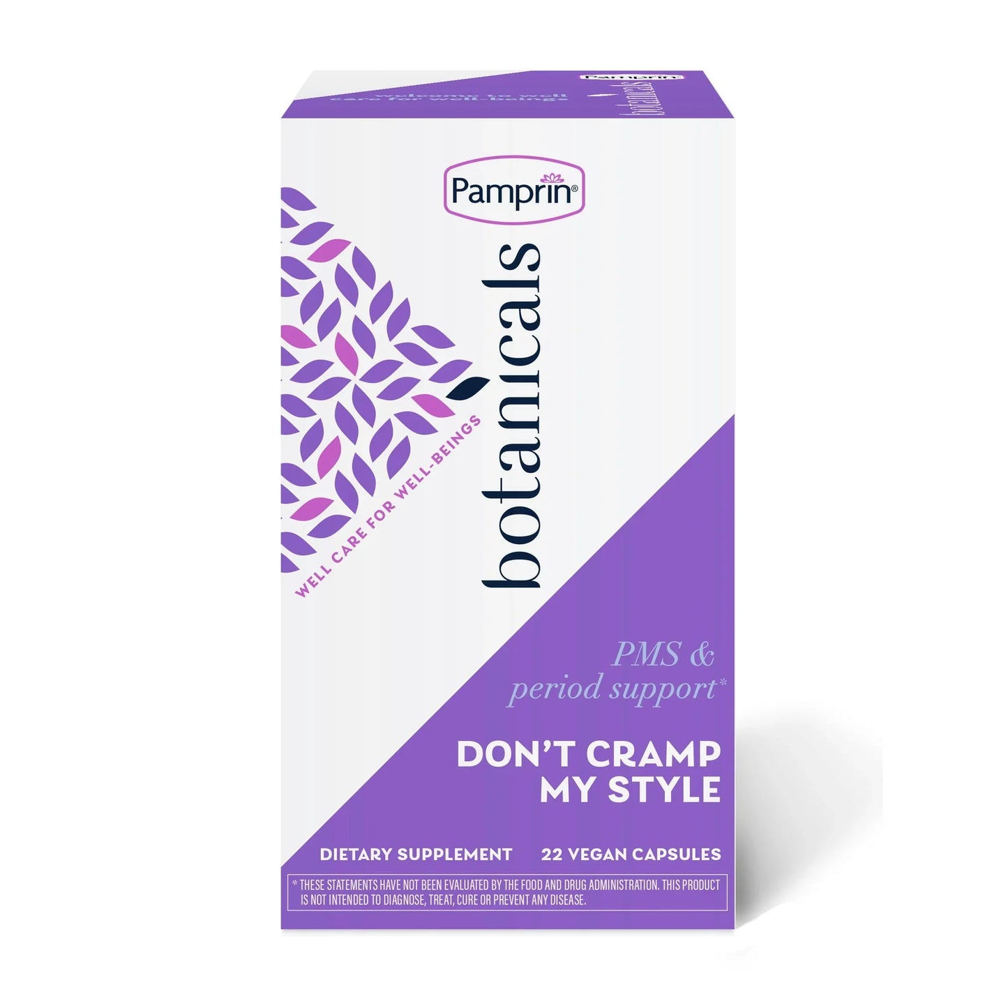 Pamprin Botanicals PMS & Period Support Supplement – 22 Ct - Exotic Pro