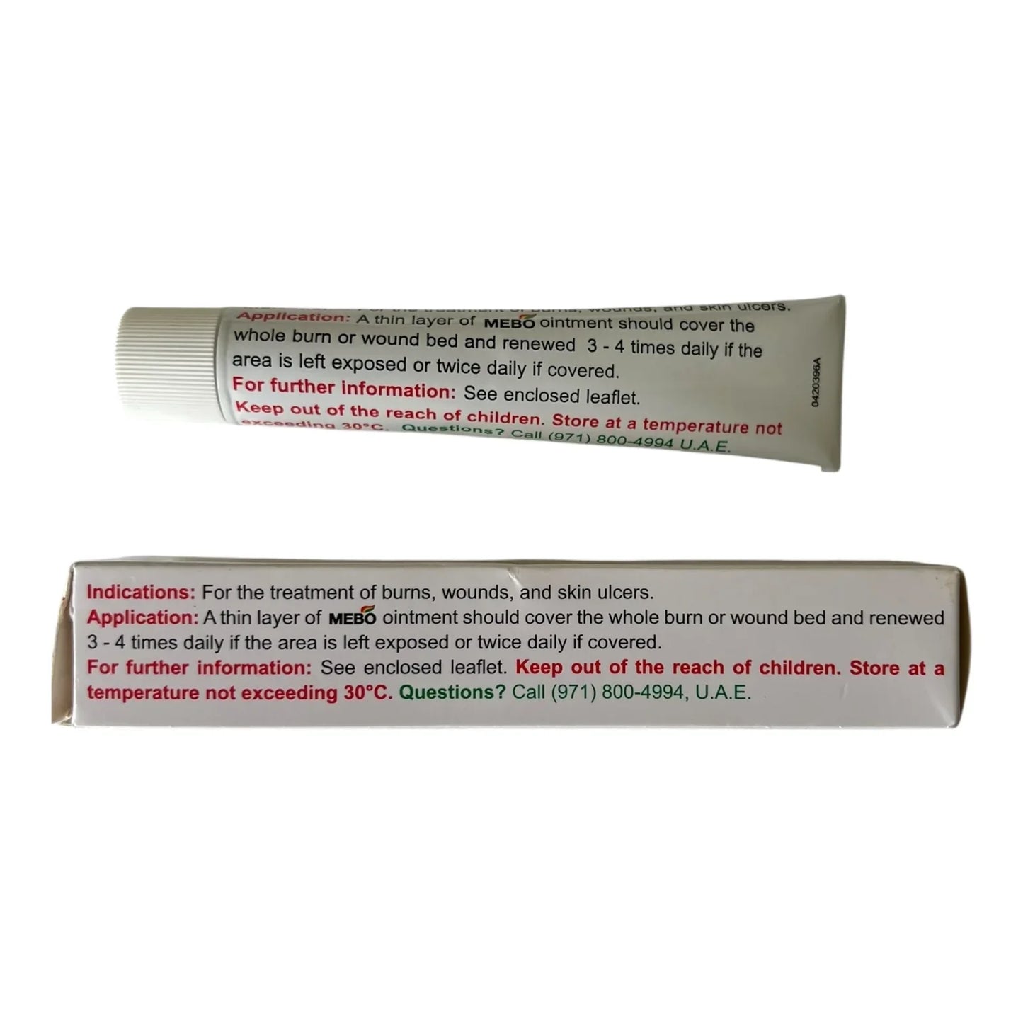 Mebo Burn Cream Ointment – Wound & Scar Care, 30g Tube EXP 07-2028 - Exotic Pro