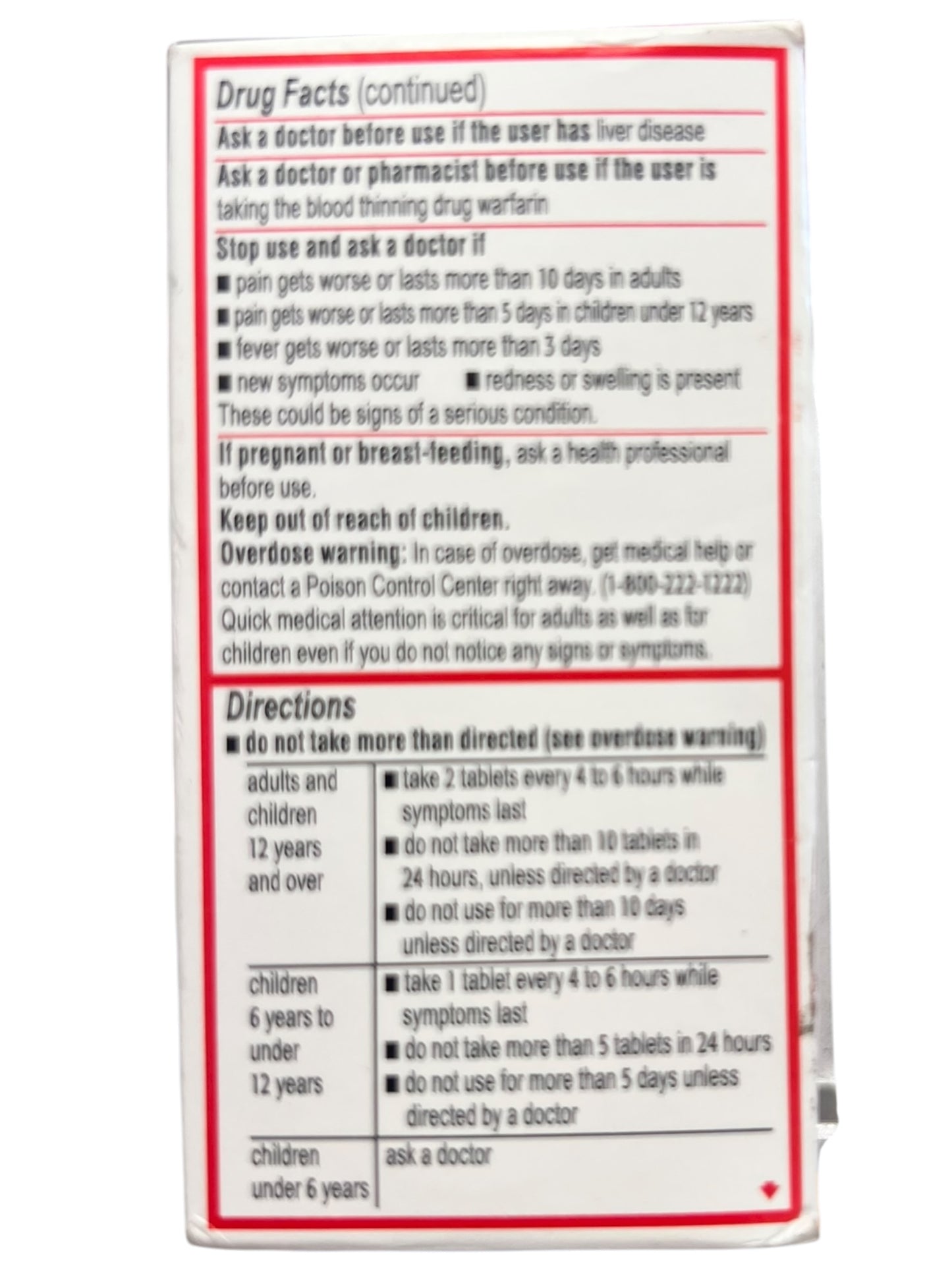 Tylenol Regular Strength 325mg Acetaminophen Tablets – 100 Count