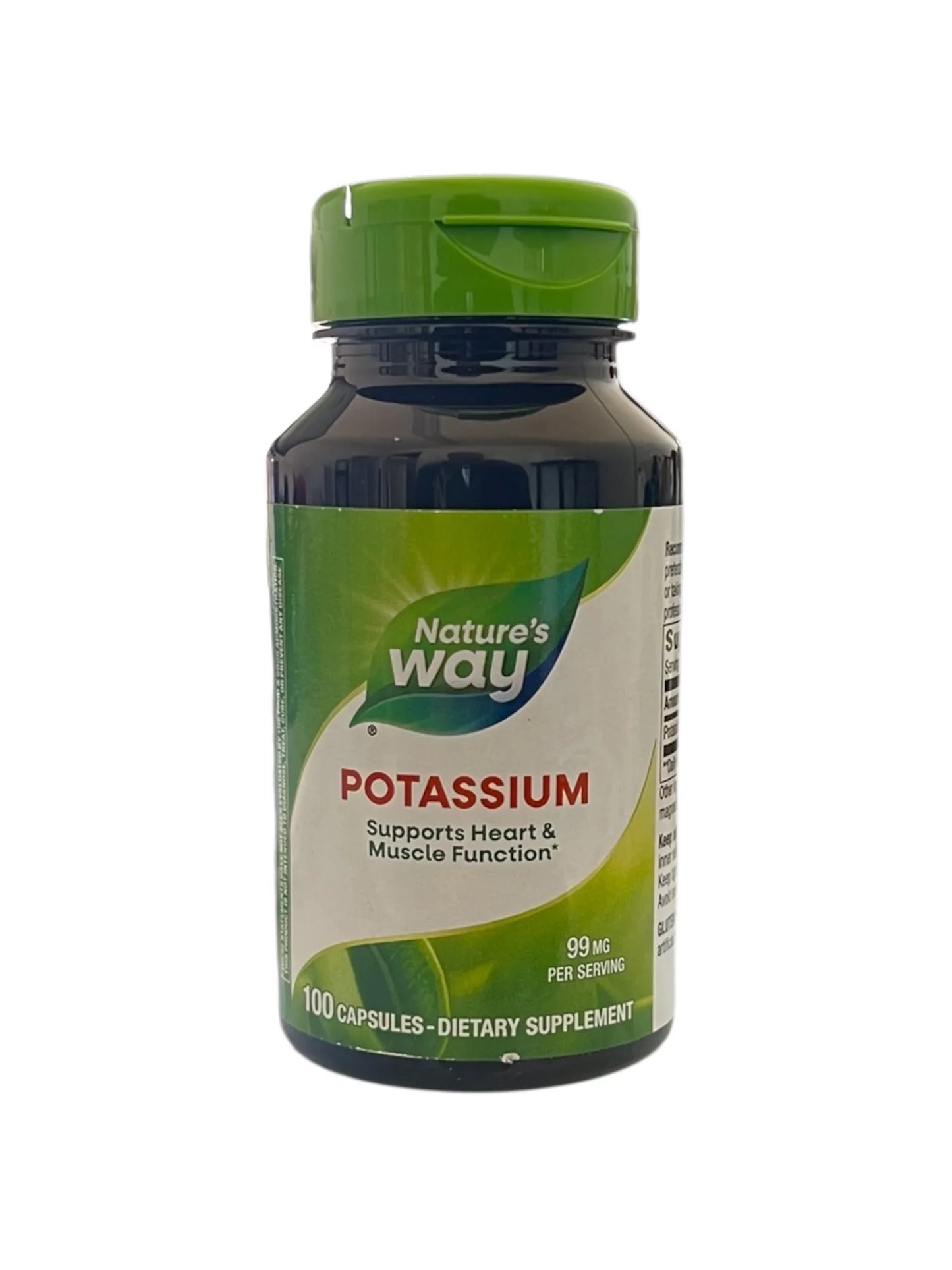 Nature’s Way Potassium 99 mg 100 Ct | Electrolyte & Nerve Function Support - Exotic Pro