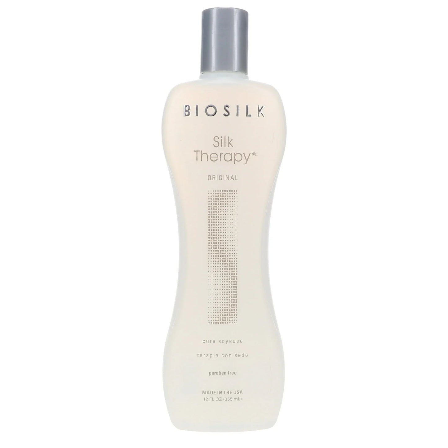 Biosilk Silk Therapy Serum for Hair, Leave-In Treatment, Unisex, Paraben Free, 12 oz - Exotic Pro