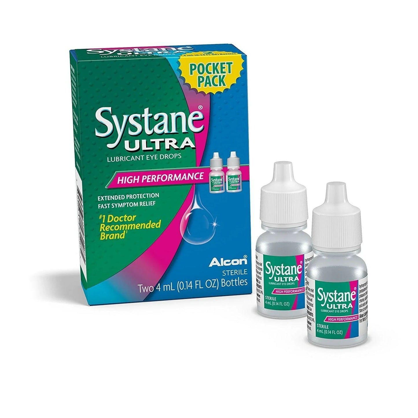 Systane Ultra Dry Eye Drops Daily Use – 2x4mL Pocket Pack - Exotic Pro