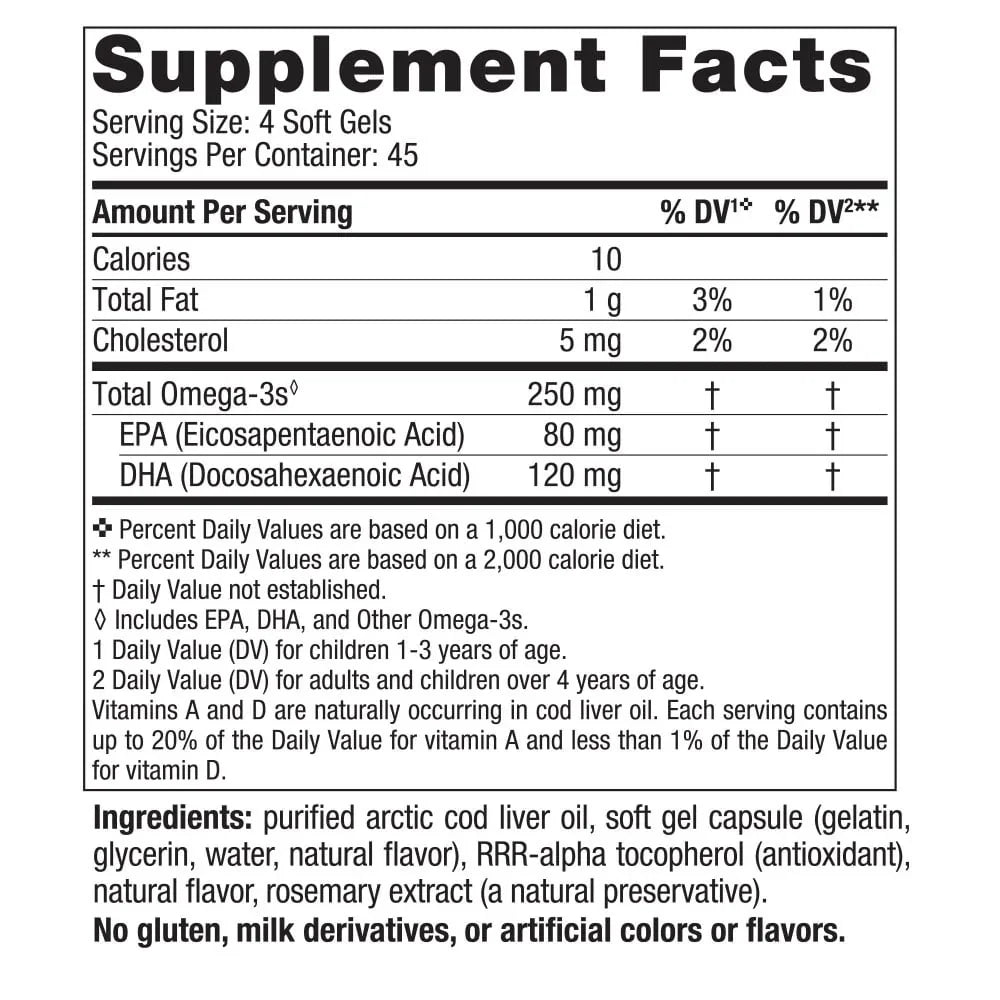 Nordic Naturals Children's DHA Mini Softgels, 250mg Omega-3, 180 Ct - Exotic Pro