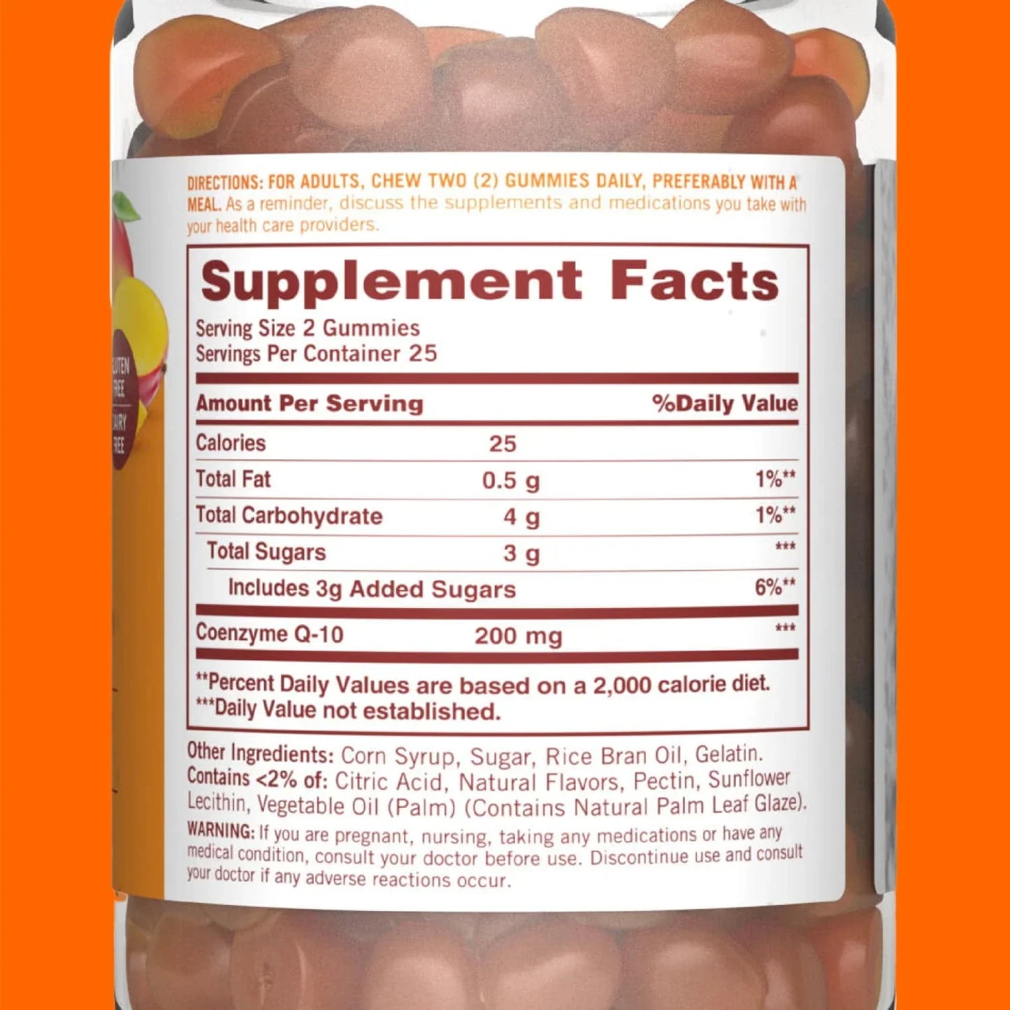 Sundown CoQ-10 200mg – Heart Health Gummies, 50ct - Exotic Pro