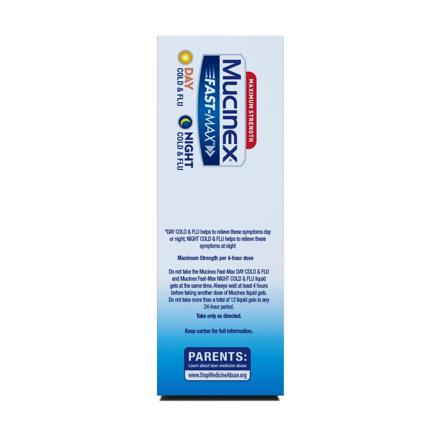 Mucinex Fast-Max Day & Night Cold & Flu Liquid Gels, Cough Relief, 24 Ct - Exotic Pro