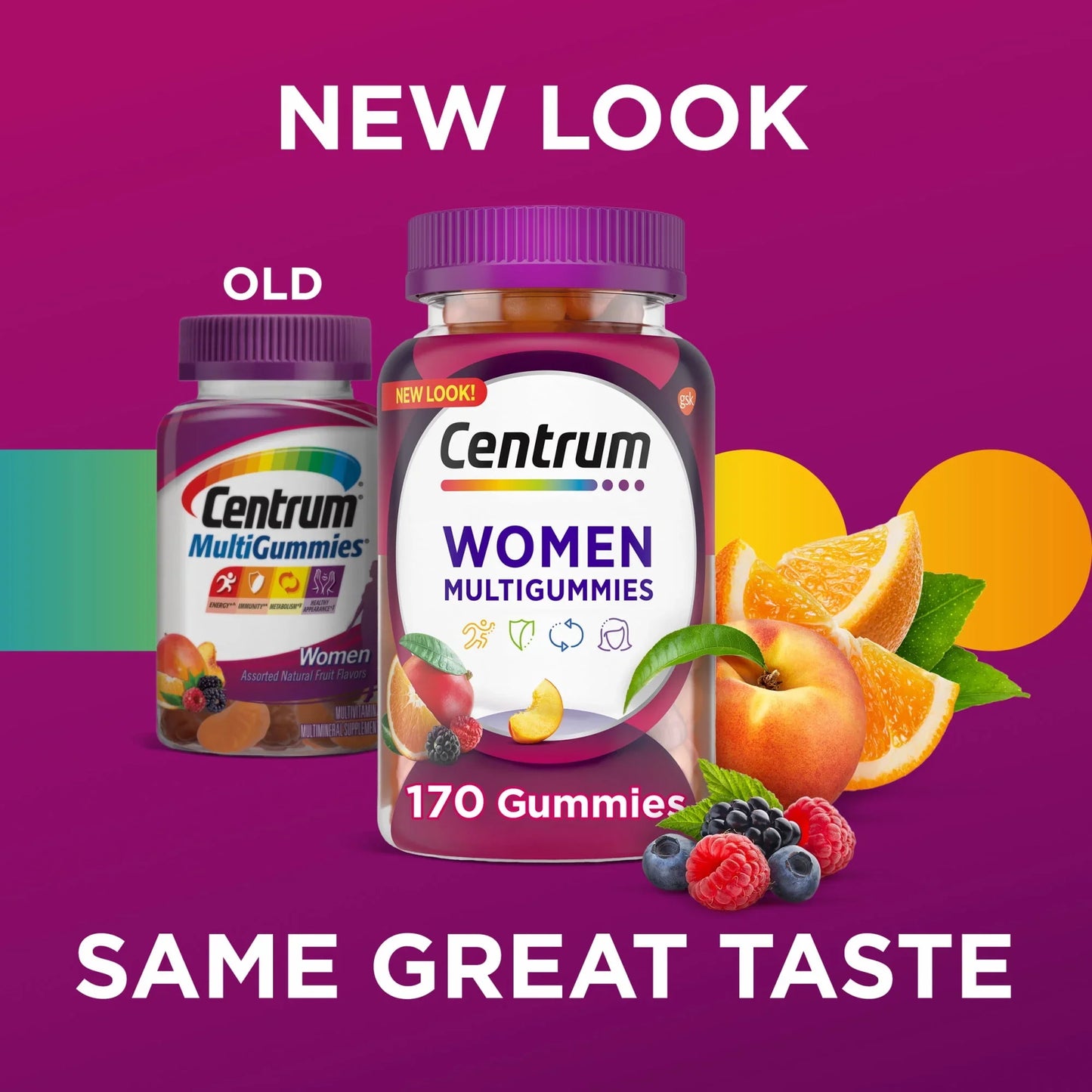 Centrum Multigummies Women’s Multivitamin Gummies, Assorted Fruit, 170 Ct - Exotic Pro