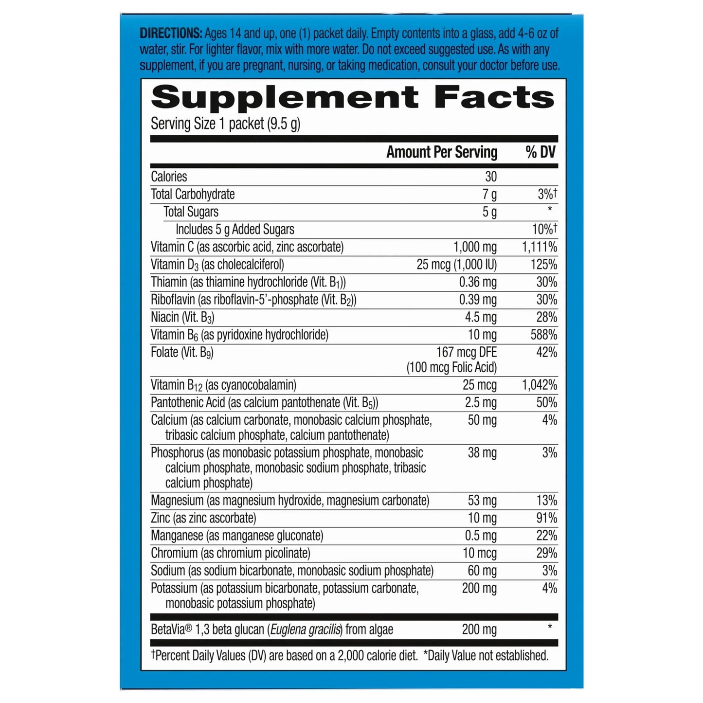 Emergen-C Immune+ Triple Action – Vitamin C Powder, Super Orange, 10 Ct - Exotic Pro