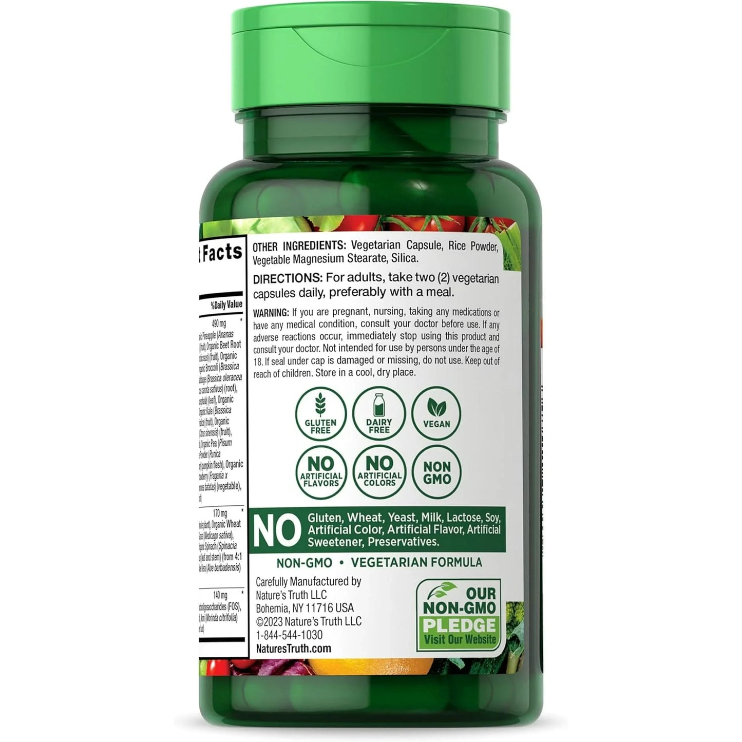 Nature's Truth Daily Fruits & Veggies Capsules for Nutritional Support - Exotic Pro
