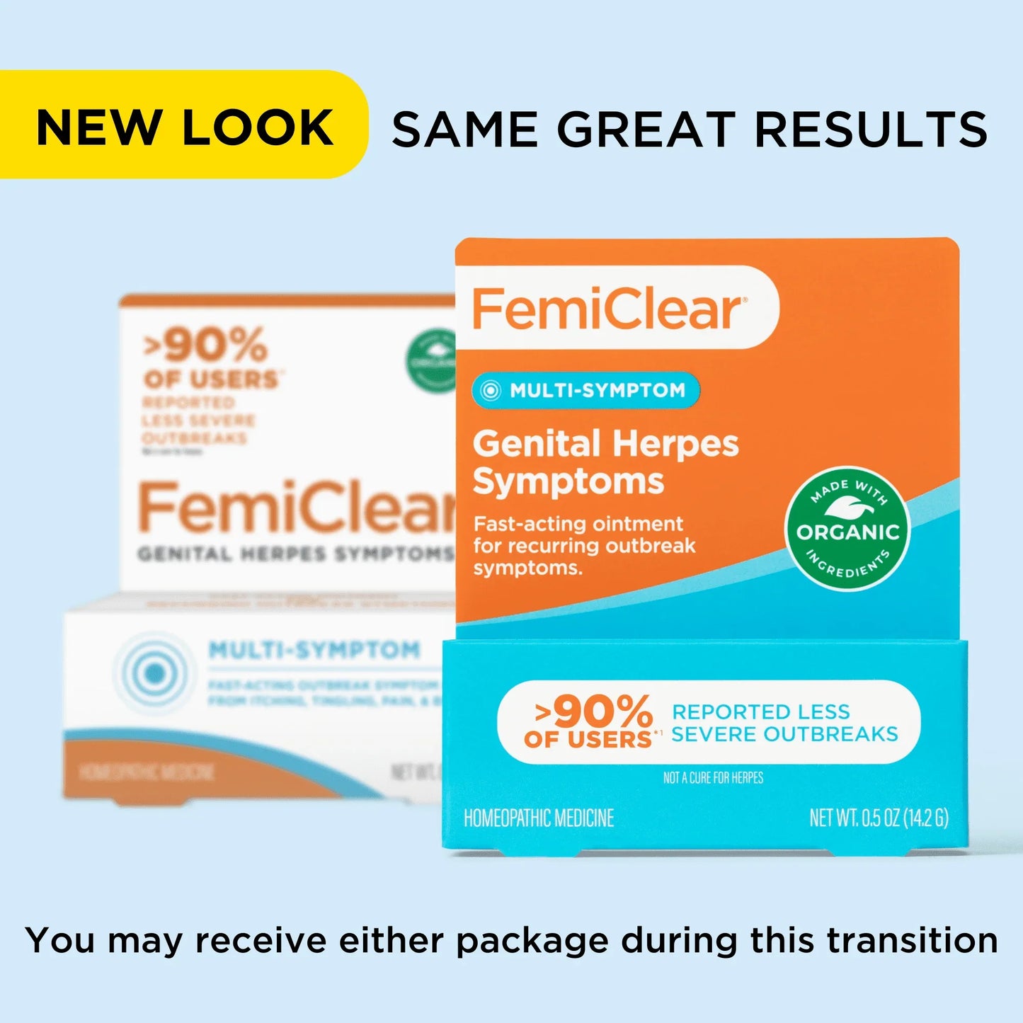 FemiClear Genital Herpes Multi-Symptom Relief Ointment - 0.5 oz - Exotic Pro