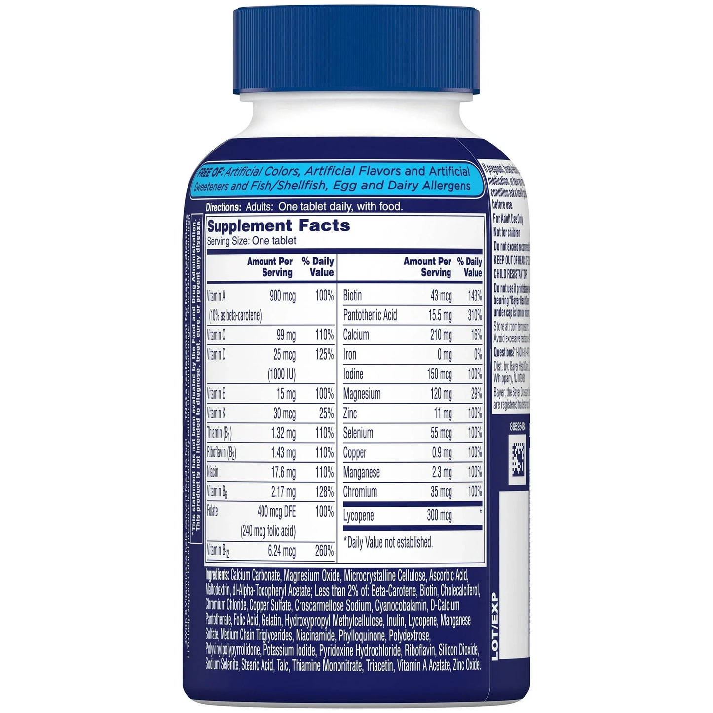 One A Day Men’s Multivitamin – Complete Daily Supplement, 200 Ct - Exotic Pro