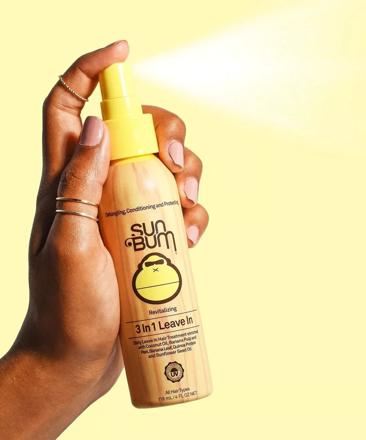 Sun Bum Revitalizing 3 in 1 Leave-In Conditioner Spray Detangler - 4 oz - Exotic Pro