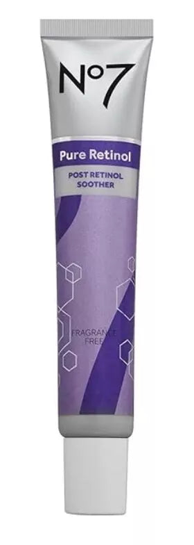 No7 Pure Retinol Post Retinol Soother with Niacinamide and Bisabolol, Fragrance Free, 1.69 oz - Exotic Pro