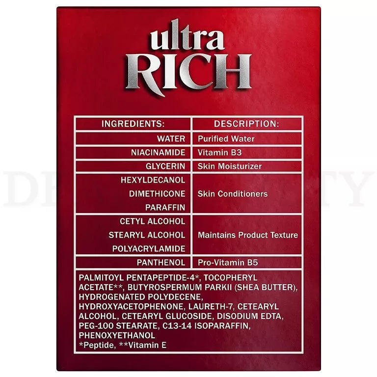 Olay Regenerist Ultra Rich Face Moisturizer, Fragrance-Free, Hydrates All Skin Dryness 1.7 Oz - Exotic Pro