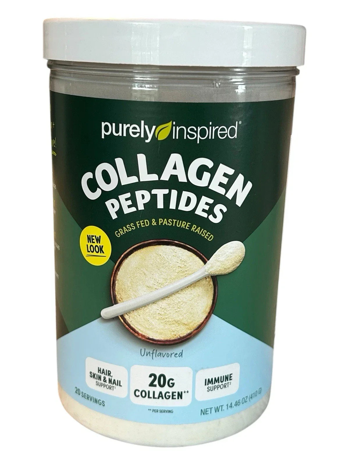 Purely Inspired Collagen Peptides Powder with Biotin, Unflavored – 1 lb - Exotic Pro
