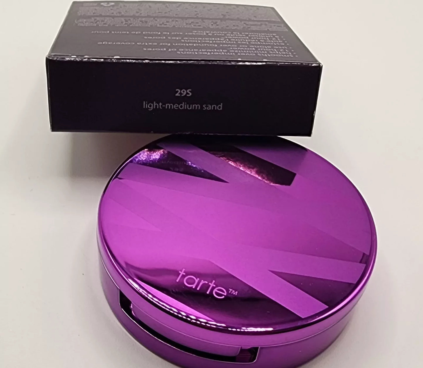 Tarte Shape Tape Pressed Powder - Color: 29S Light-Medium Sand - Exotic Pro