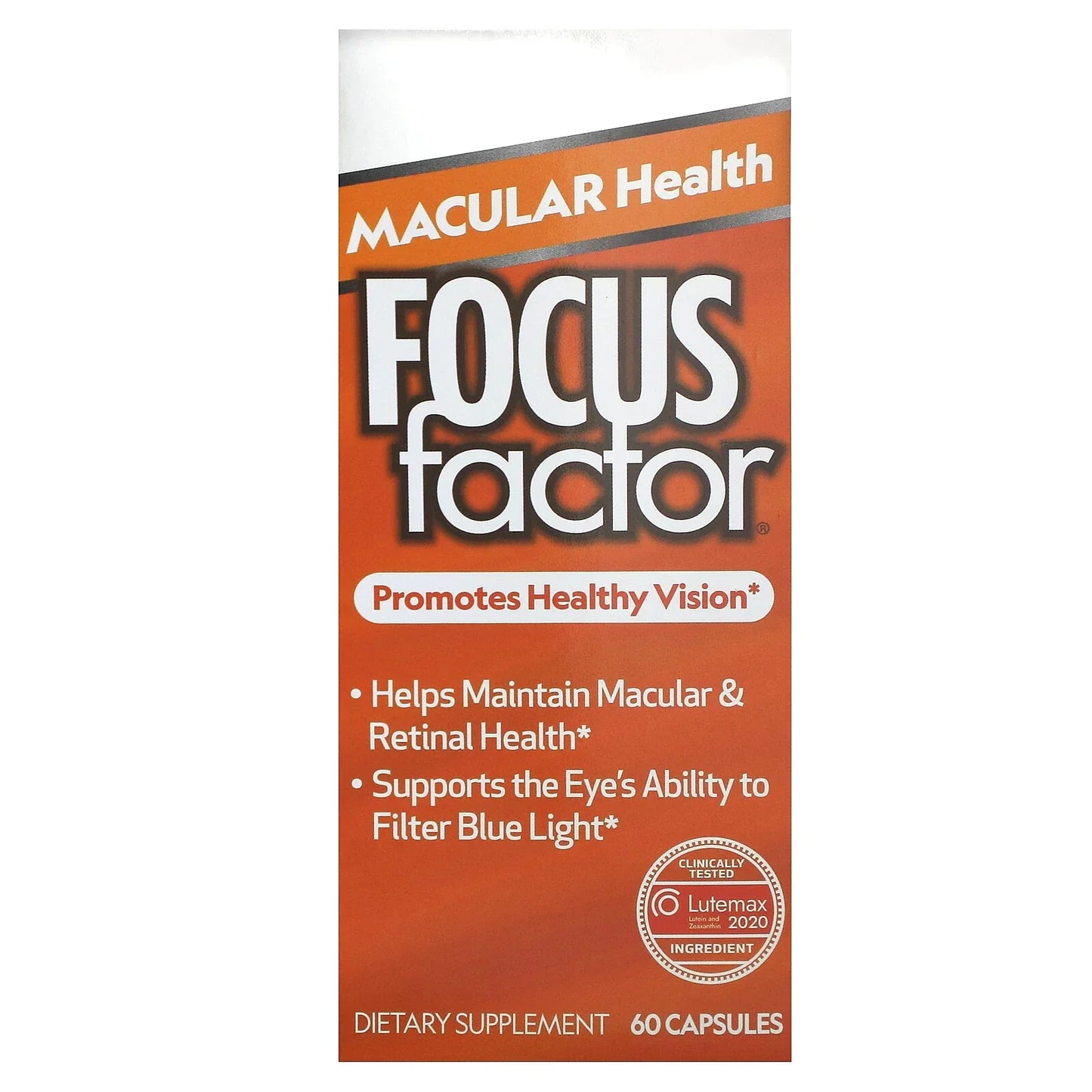 Focus Factor Macular Health 60 Ct | Eye Support Supplement with Lutein & Zeaxanthin - Exotic Pro