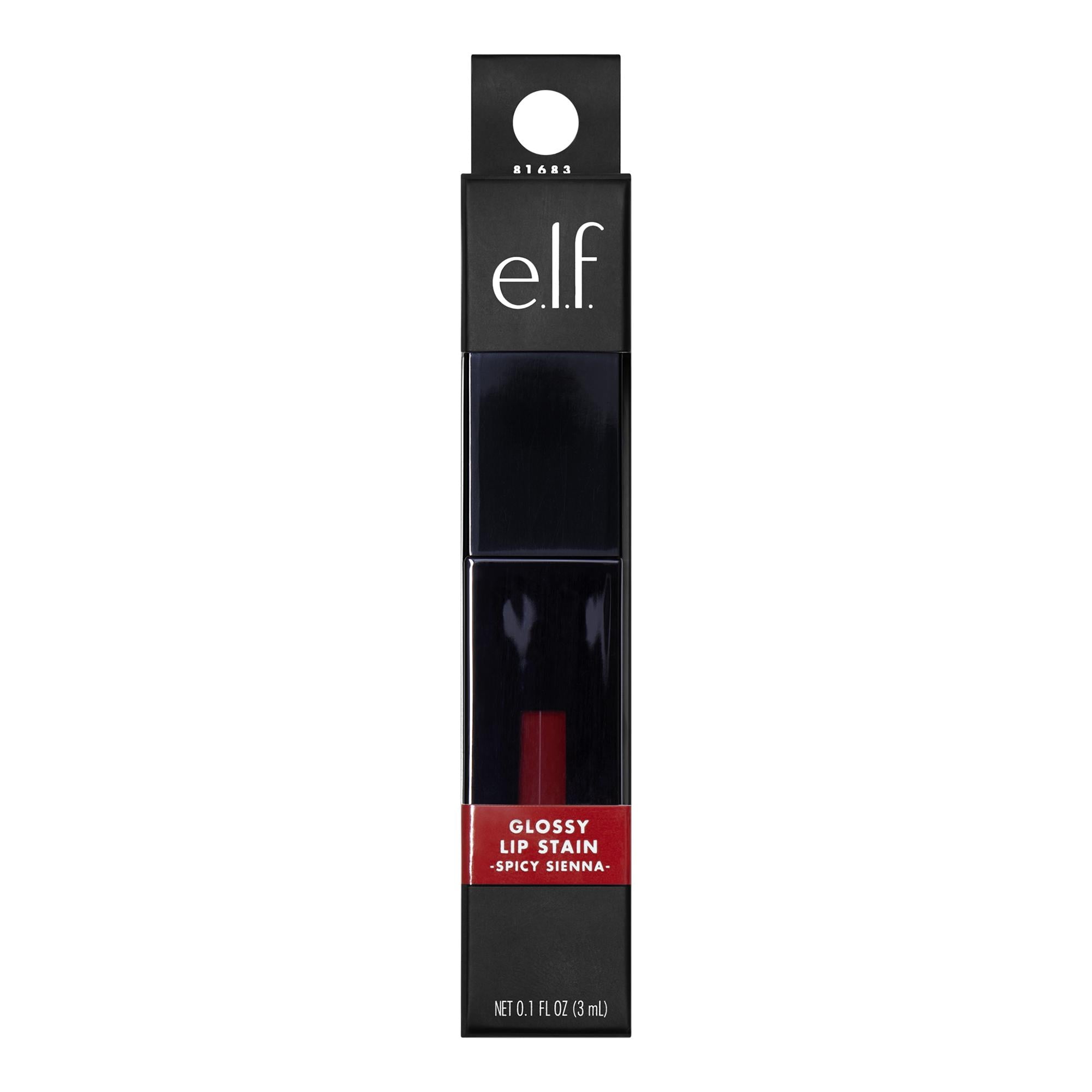 e.l.f. Glossy Lip Stain - Spicy Sienna, 0.1 fl oz - Exotic Pro