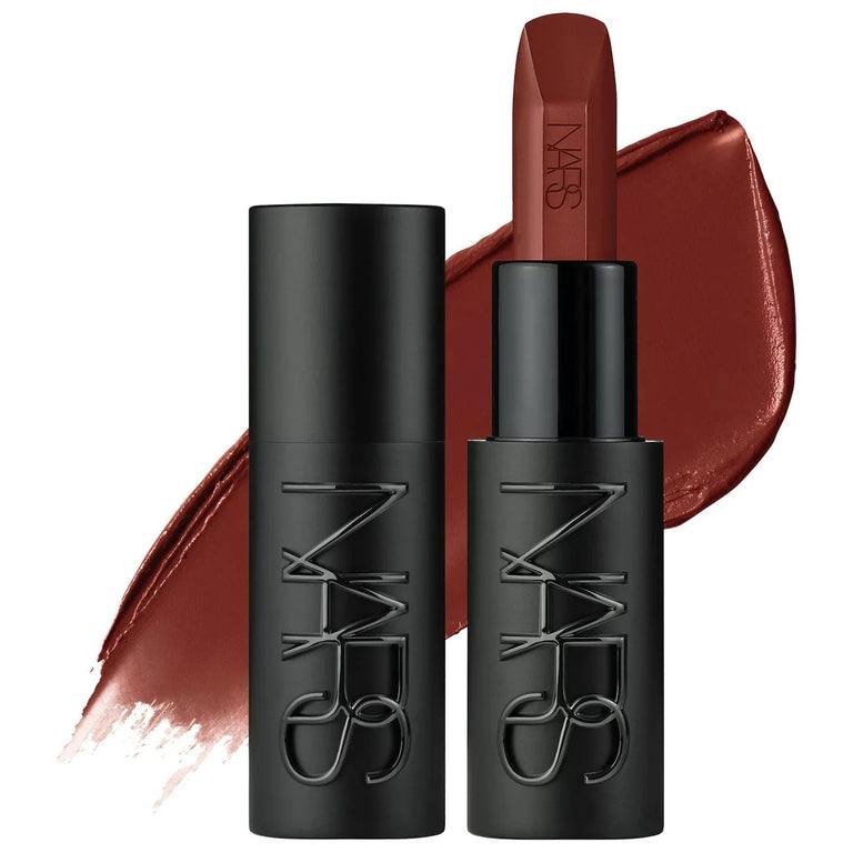 NARS Explicit Satin Lipstick - On Top | Refillable Bold Nude 0.13 oz
