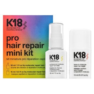 K18 Pro Hair Repair Mini Kit – Molecular Repair Hair Mist & Mask
